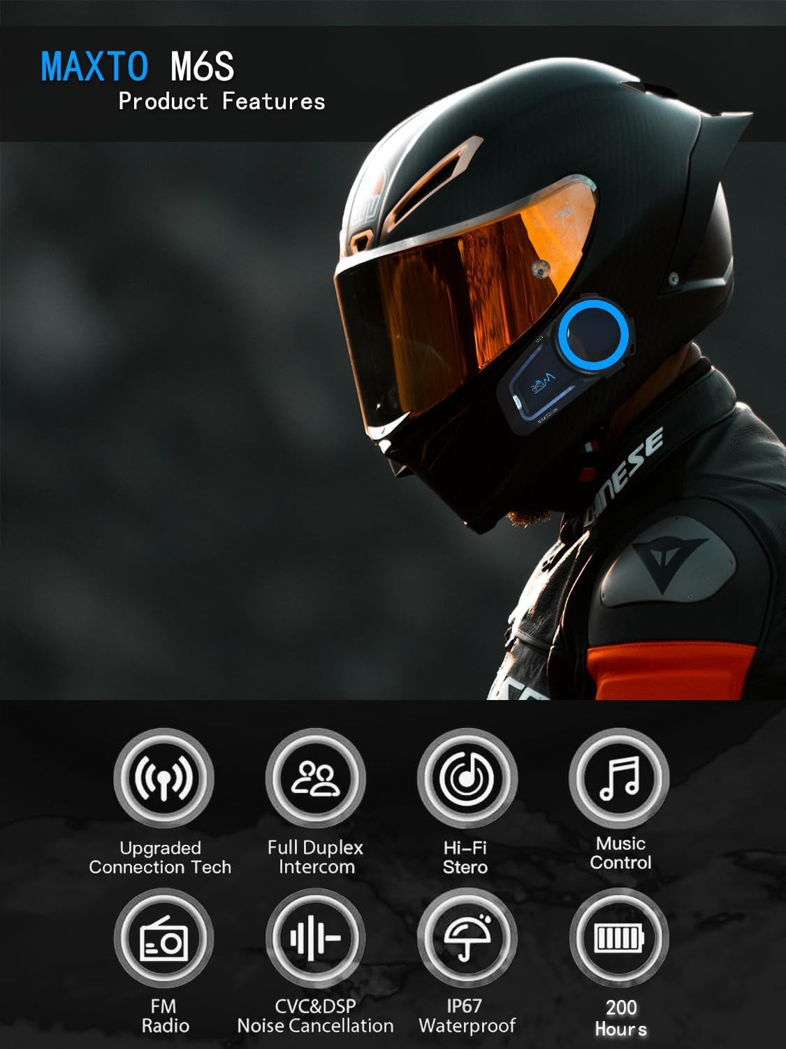 MAXTO M6S product features diagram