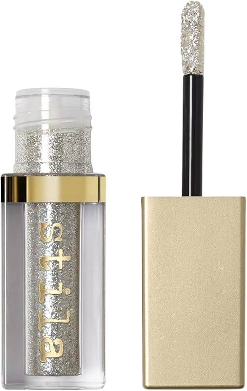 Glitter & Glow Liquid Glitter Eyeshadow | High-Sparkle Liquid Glitter Eyeshadow, Sparkling Buildable Color, Long-Lasting Crease-Proof All-Day Eye Wear, Cruelty-Free