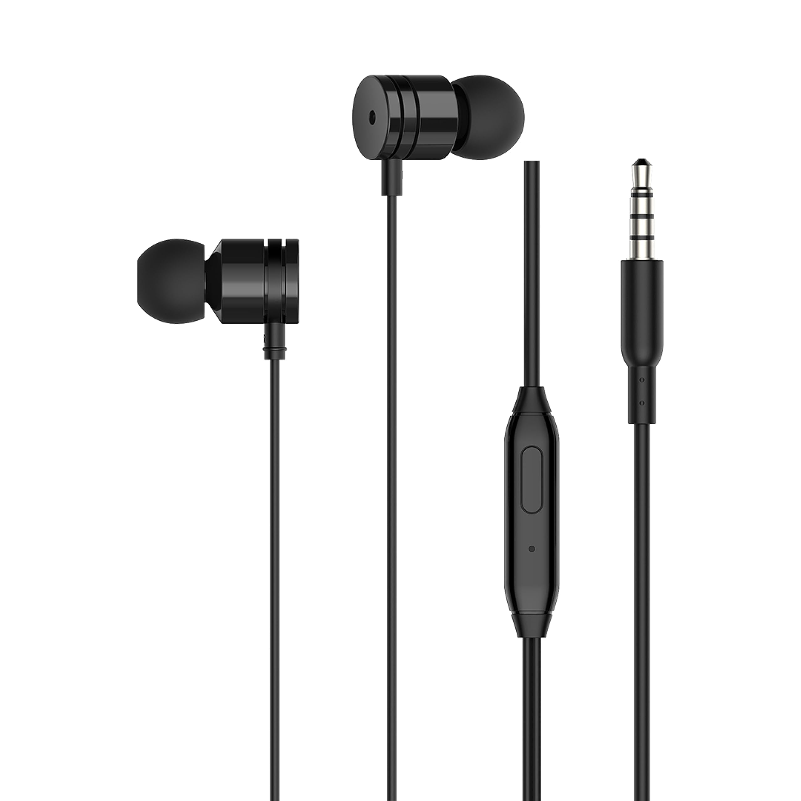 Seed+ Stereo Sound Earphones with Deep Bass -Black