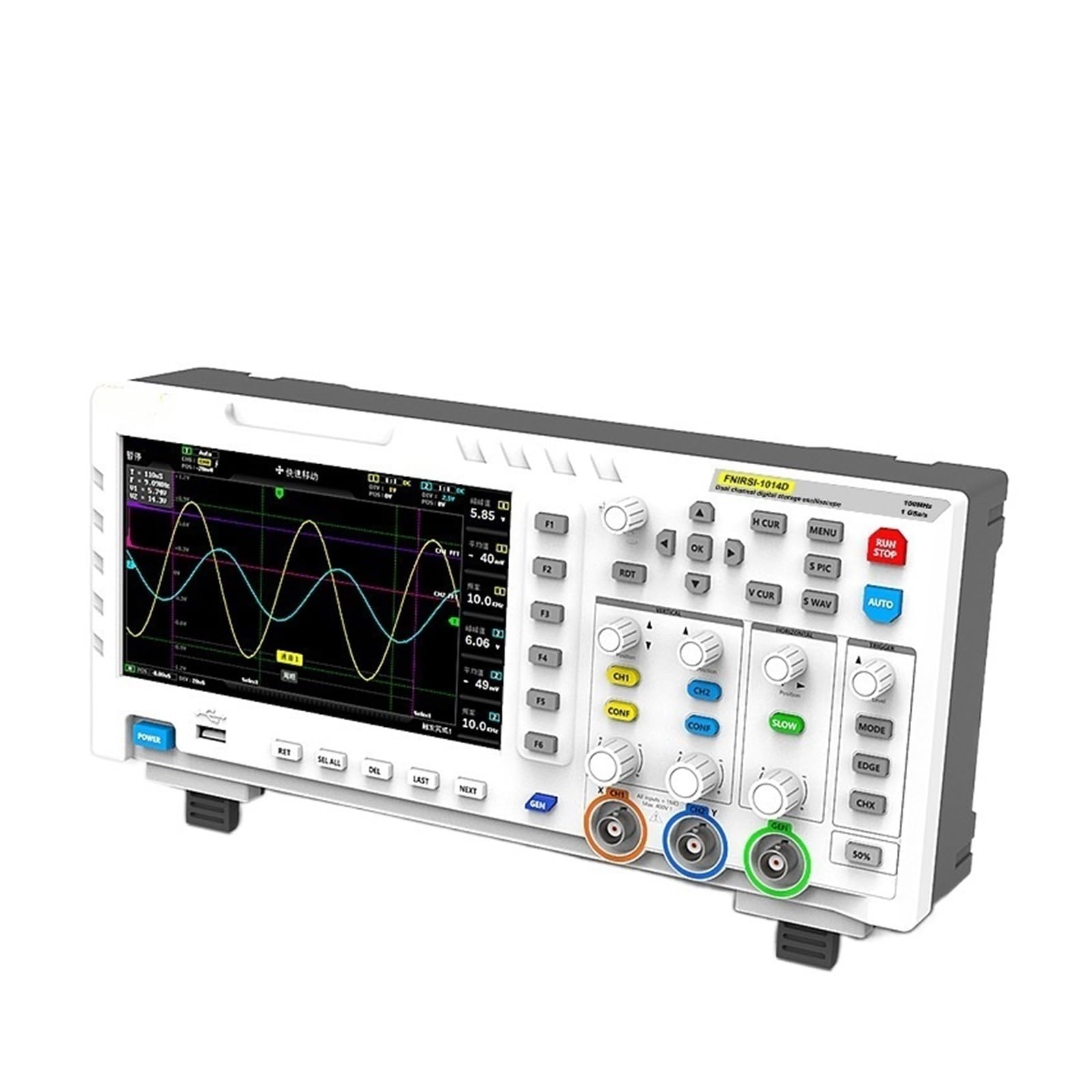 Oscyloskop biurkowy 100MHZ * 2 1GS/s w 1 dwukanałowy oscyloskop cyfrowy 10MHZ Generator sygnału Szybko I DokłAdnie