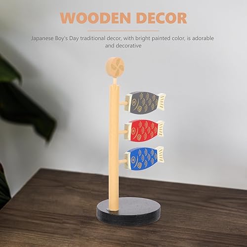 Miniatura 3 de Tofficu Decoración de la suerte de carpa decoraciones de año japonés, decoraciones de peces de estilo japonés para acuario