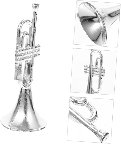 Miniatura 2 de FOYTOKI 12pcs Instrumento Musical Modelo Miniatura Mini Música Ornamento Pequeño Violín Accesorios Miniatura Saxofón Hawai Ornamento Trombón Adorno