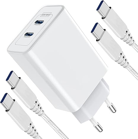 Caricabatterie Caricatore Rapido E Cavo Tipo C Da 1,5M Per Samsung Galaxy A15 A14 A13 - Foto 4