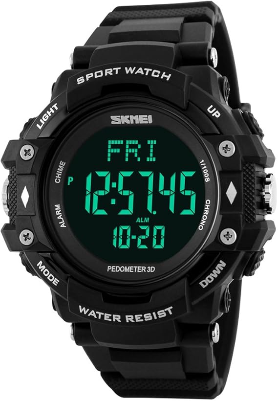 Amazon スポーツ腕時計 人気腕時計 おしゃれ腕時計 多機能時計 心拍計 歩数計skmei 日本語取扱書 メンズ腕時計 腕時計 通販