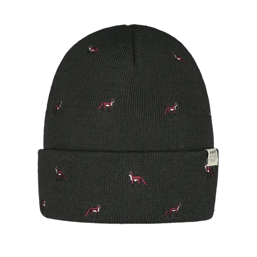 Barts Vinston Fox Beanie Hat with Cuff Winter (One Size - Olive)