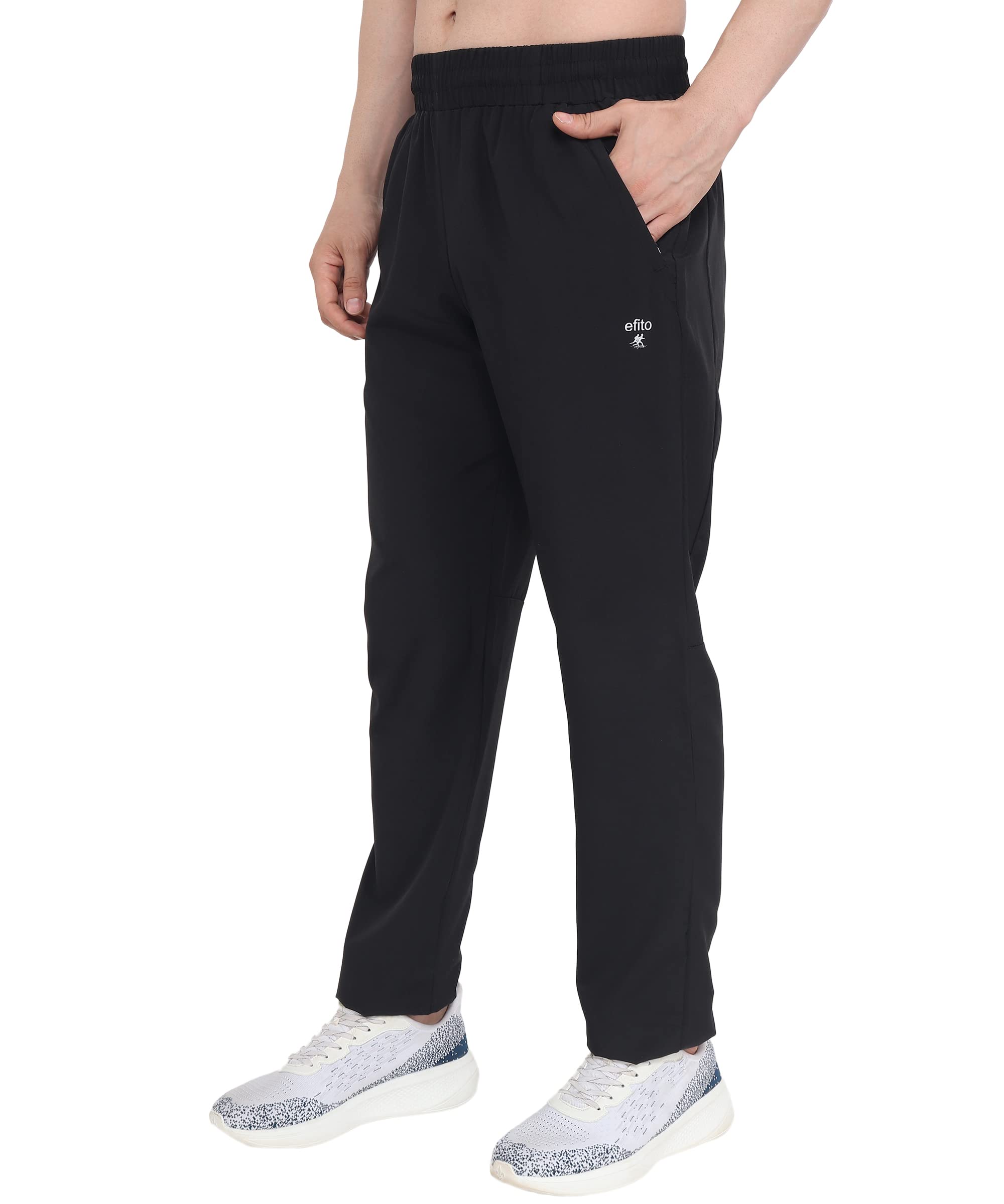 Men's Polyster Gym Track Pants, Sports Sweatpants, Winter & Regular Fit Gym Wear for Workout, Trekking & Outdoor Activities – Comfortable & Stylish Lower for Men-image-38