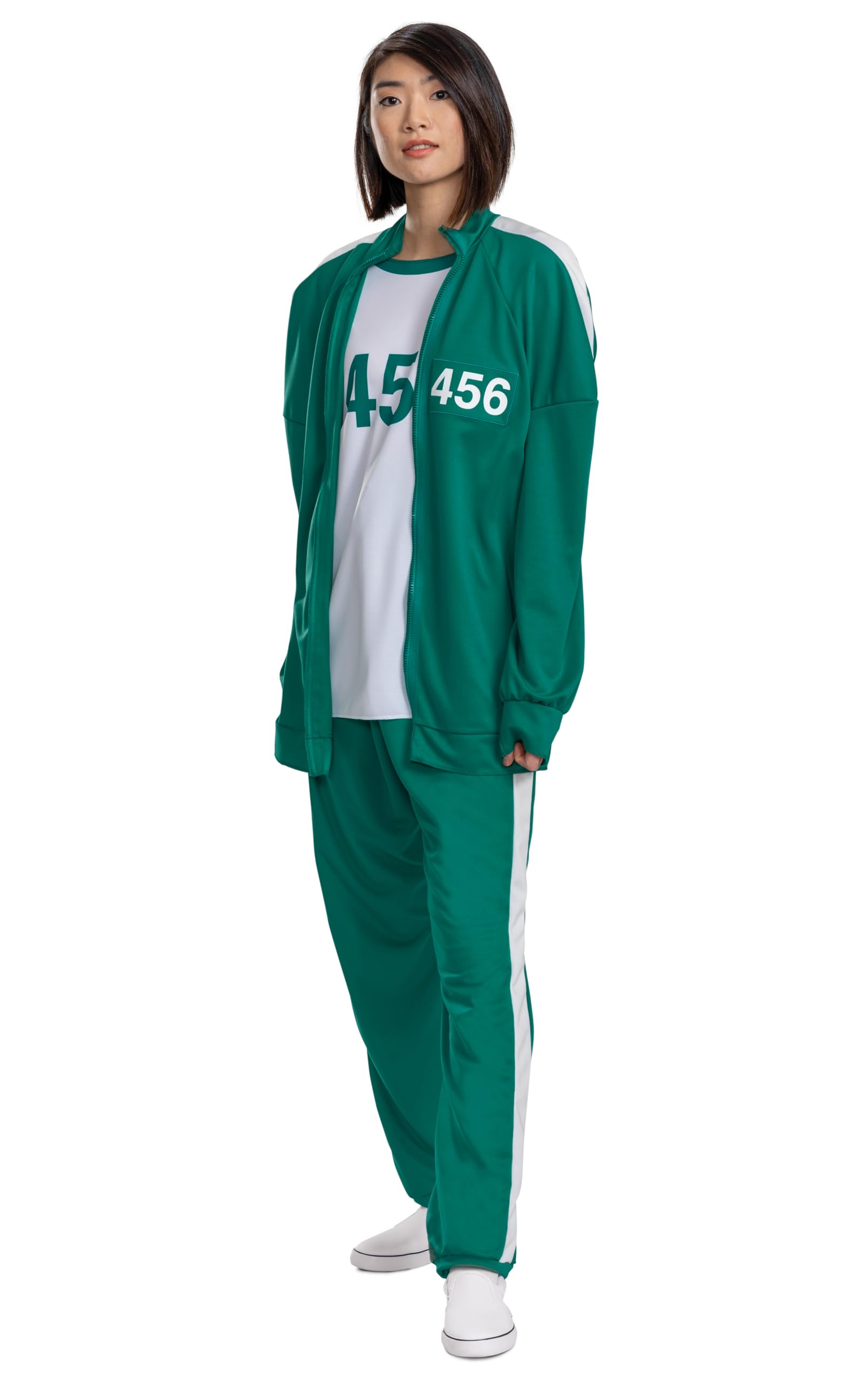 Disguise Squid Games Player 456 Jumpsuit Costume de déguisement Déguisement (lot de 1)
