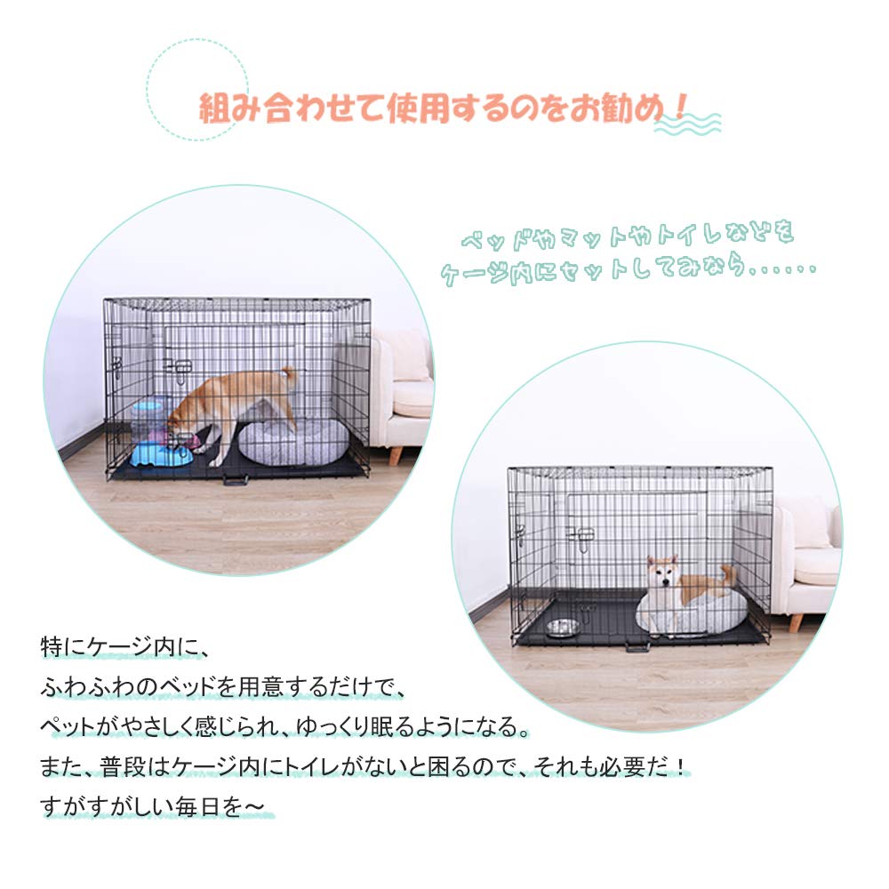 Amazon | PETEPELA(ぺテぺラ) 犬ケージ 大型犬 中型犬 小型犬 ペット
