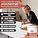 Wood Paint for Furniture, Durable Cabinet Countertop Paint Easy Application for DIY Projects, Wood, Metal, Home Decor and More (16OZ, Glacier Gray with Tools)