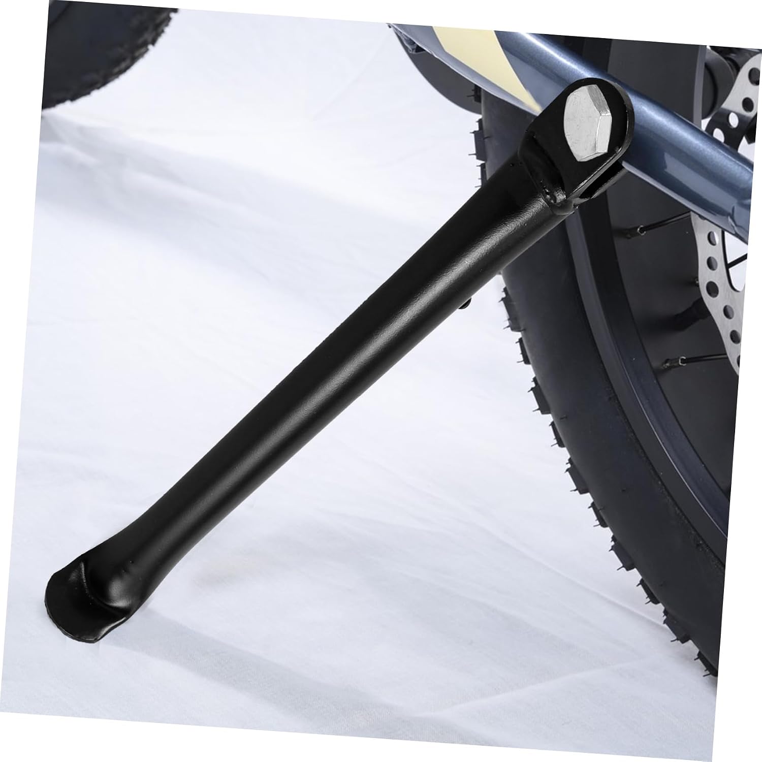 Sturdy Iron Motorcycle Foot Stand 295-385mm Off-road Side Kickstand Pad Bulk