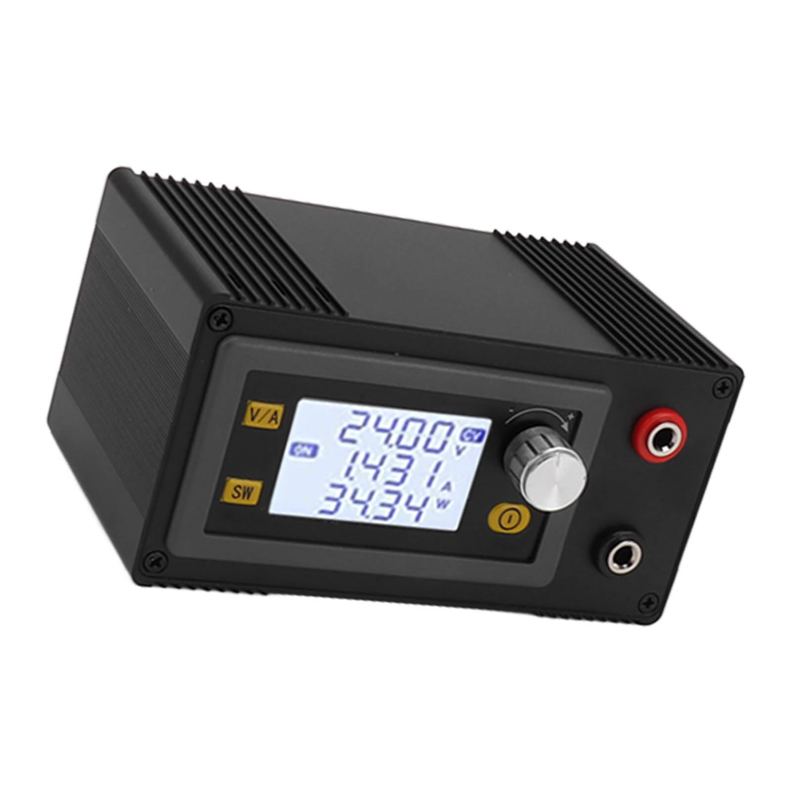 Convertitore di Potenza Regolabile con Regolatore di Tensione Variabile con Display LCD per Ricarica Solare DC 0,6-36 V Richiesta di Potenza Elevata Alluminio 355 G