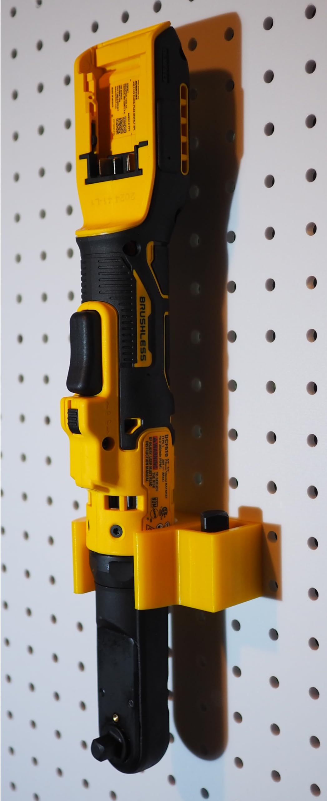 Pegboard Mount Compatible with Dewalt Ratchet Wrench DCF510B