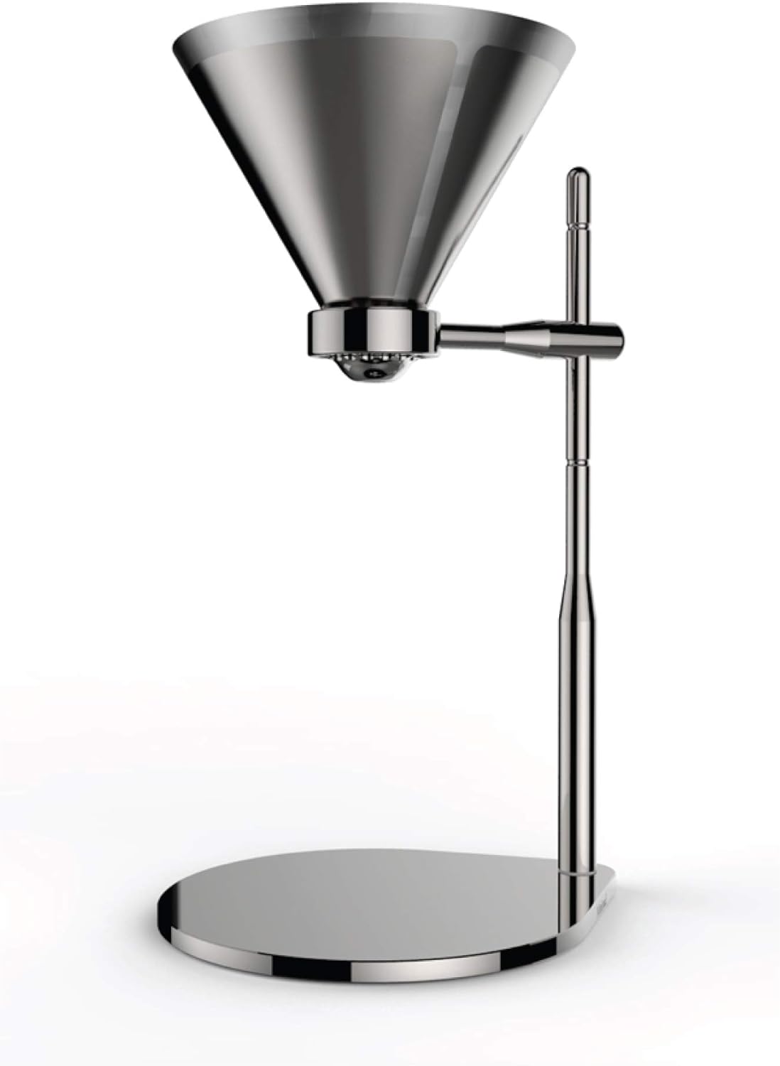 Minimal Pour Over Coffee Stand with Reusable Stainless Steel Filter, 2 - Cup, Paperless, Heavy Duty
