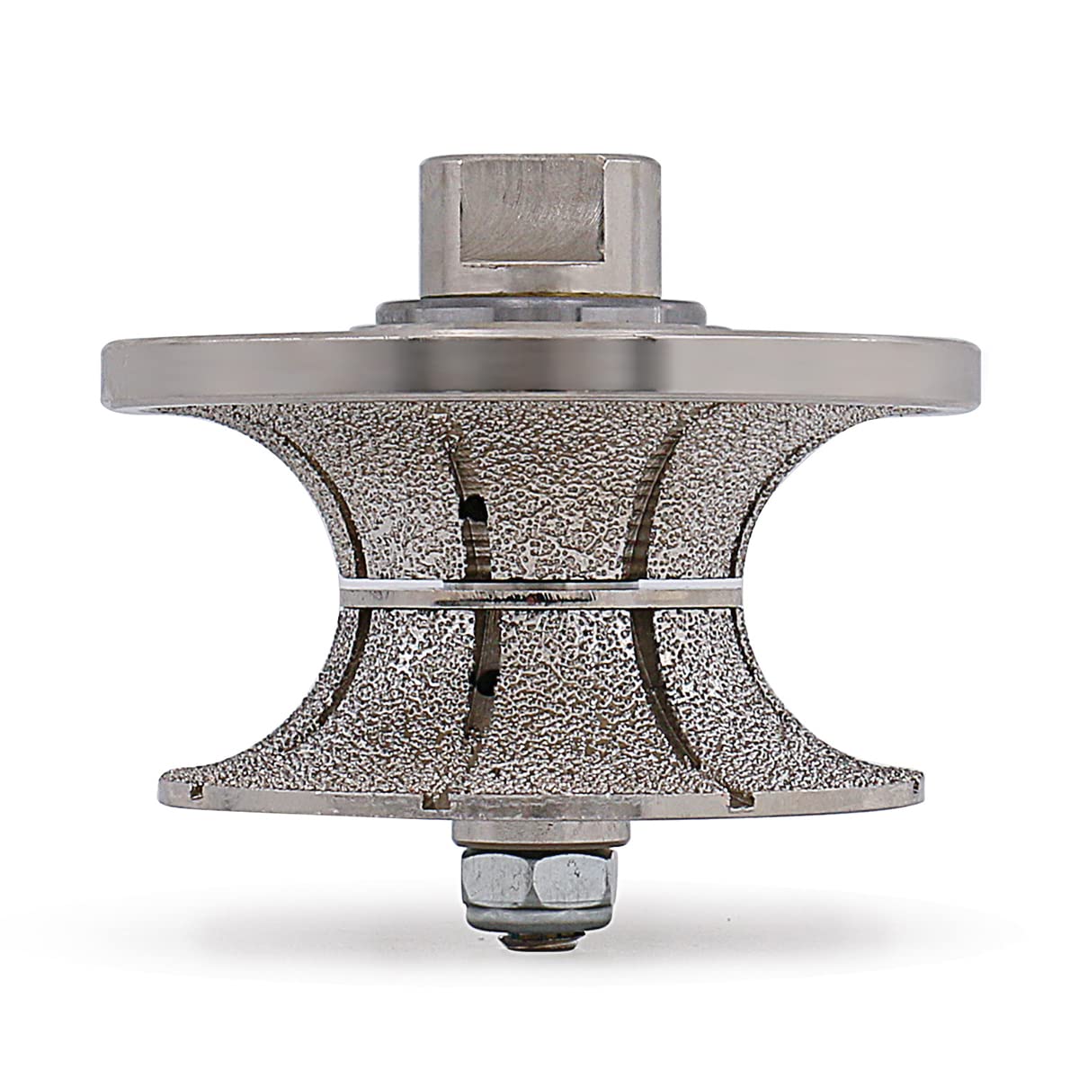 V40 Diamond Router Bit Full Bullnose Profiling Wheel Wet Use per utensili a mano Granito Marmo Rettifica con Filo 5-8/11