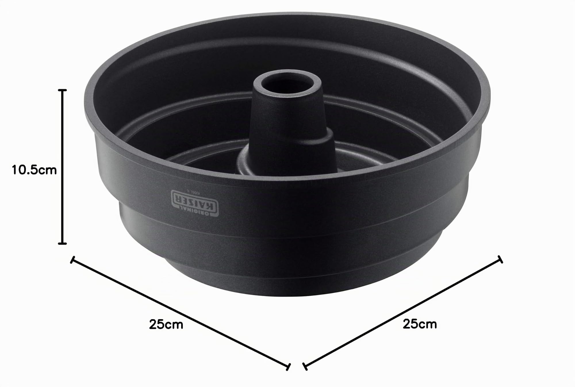 ORIGINAL KAISER Inspiration Twister - Stampo per ciambella a spirale per “Gugelhupf” da 25 cm, in alluminio pressofuso, antiaderente