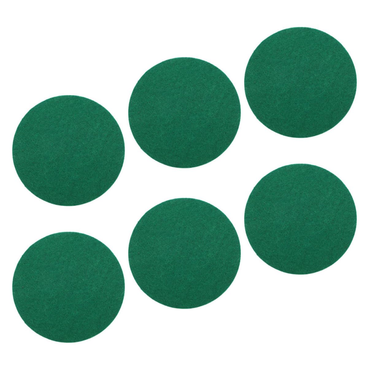 POPETPOP Long-Lasting Air Hockey Pushers Handles Pads 6pcs Felt Pads Replacement Self-Adhesive Backing Easy to Install for Paddles Accessories