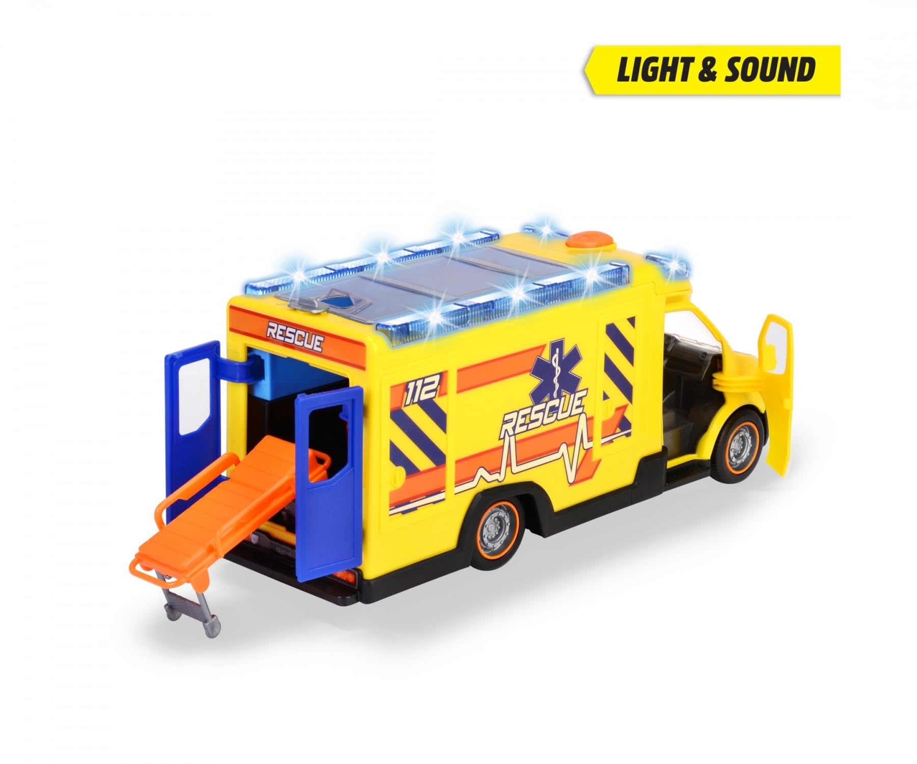 Dickie Toys - Sprinter DE Ambulancia DE Fuego Y Rescate