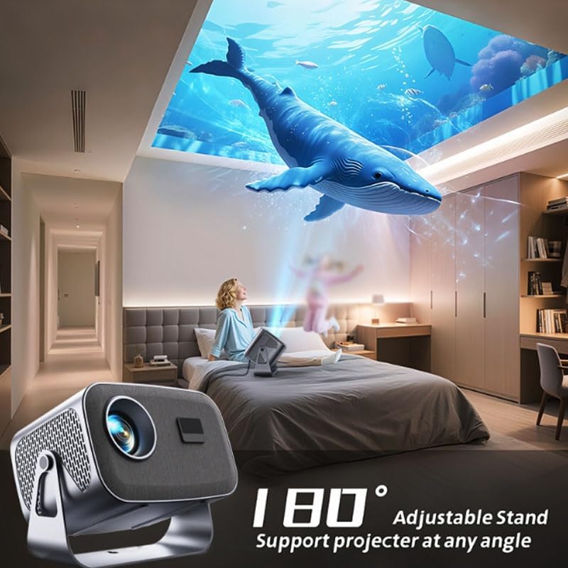Automatic Projector for Home Outdoor Portable Screen Projection