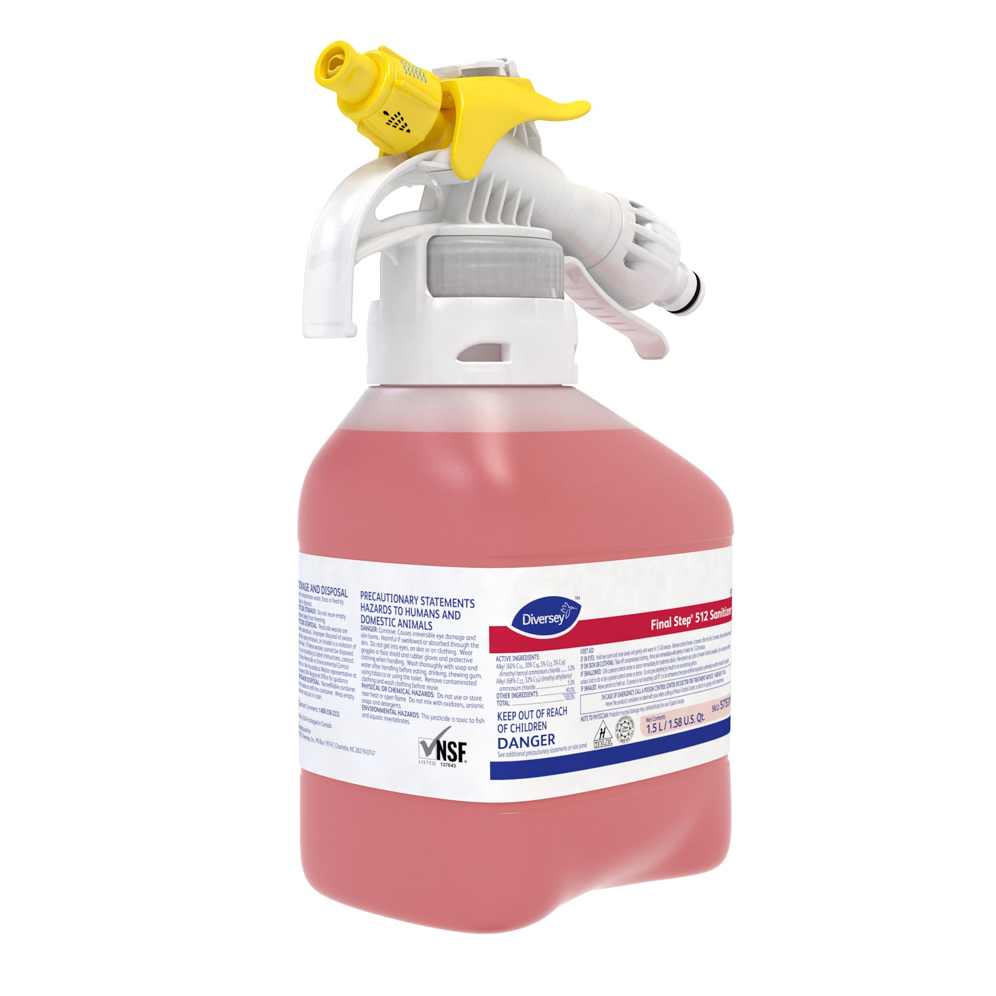 Amazon.com: Diversey 5753116 Final Step 512 Sanitizer