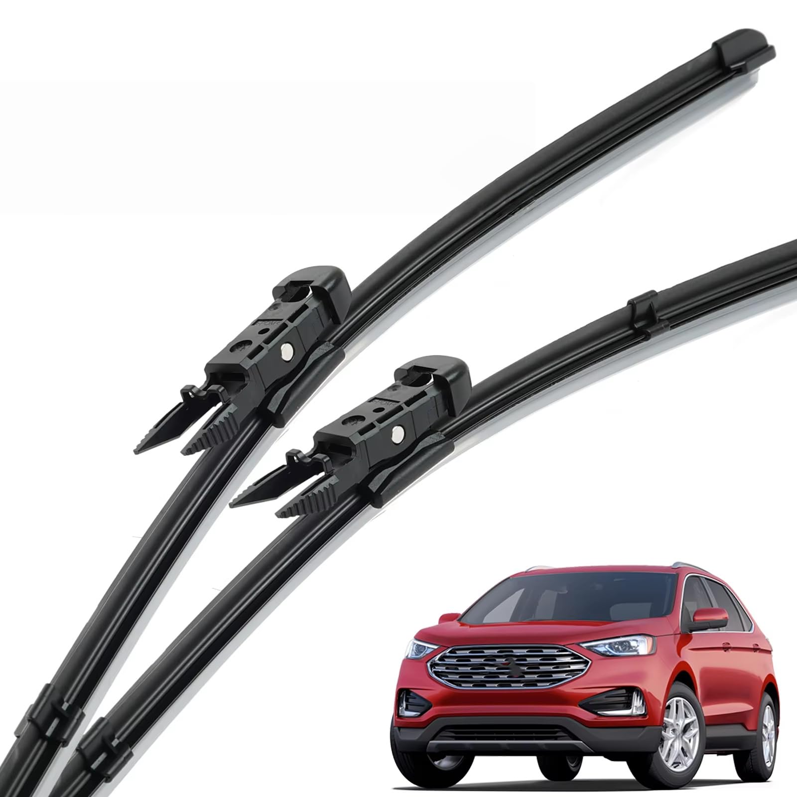 PAPEP Windscreen Wiper Blades for Ford Edge MK2 2015-2023 28''+28'', Front Replacement Wipers OEM Quality Water Repellent Rubber Automotive Windshield