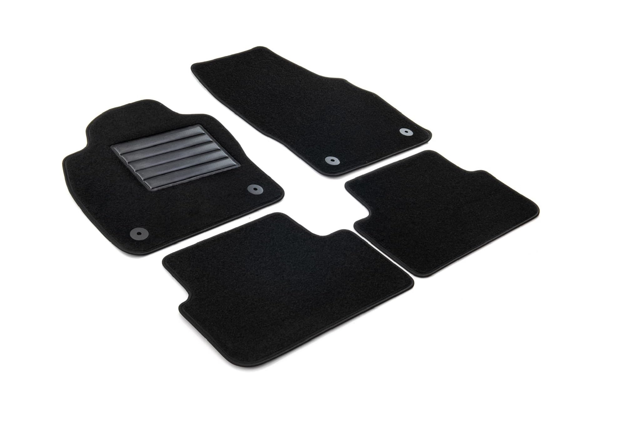 MDM SP-7780 Floor Mats Velour Car Mat Suitable for Audi A1 II (GB) 2018 Onwards