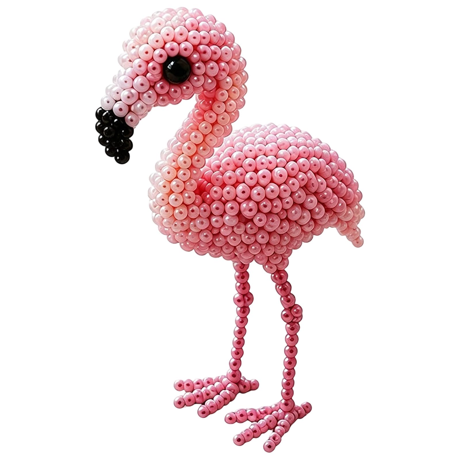 Creative Beaded Birds Making Set Complete Materials and Tool Weaving Beaded Craft for DIYer Art Craft Projects Set