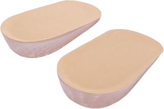 ZJchao 2Pcs Height Booster Insoles, Breathable Height Increase Insoles Heel Soft Silicone Gel Shoe Lifts Inserts for Uneven Legs Heel Pain Leg Length Discrepancy (2.5cm)