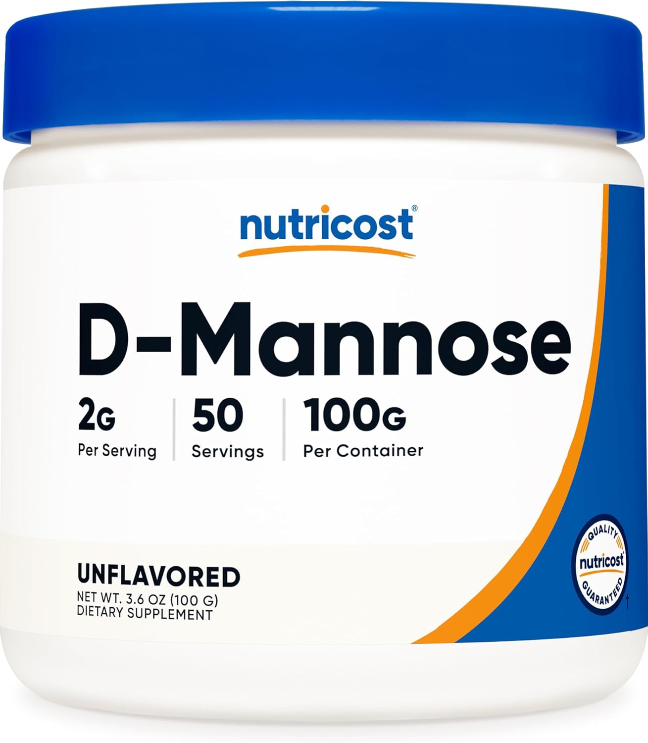 Nutricost D-Mannose Powder 250 Grams - Non-GMO and Gluten Free