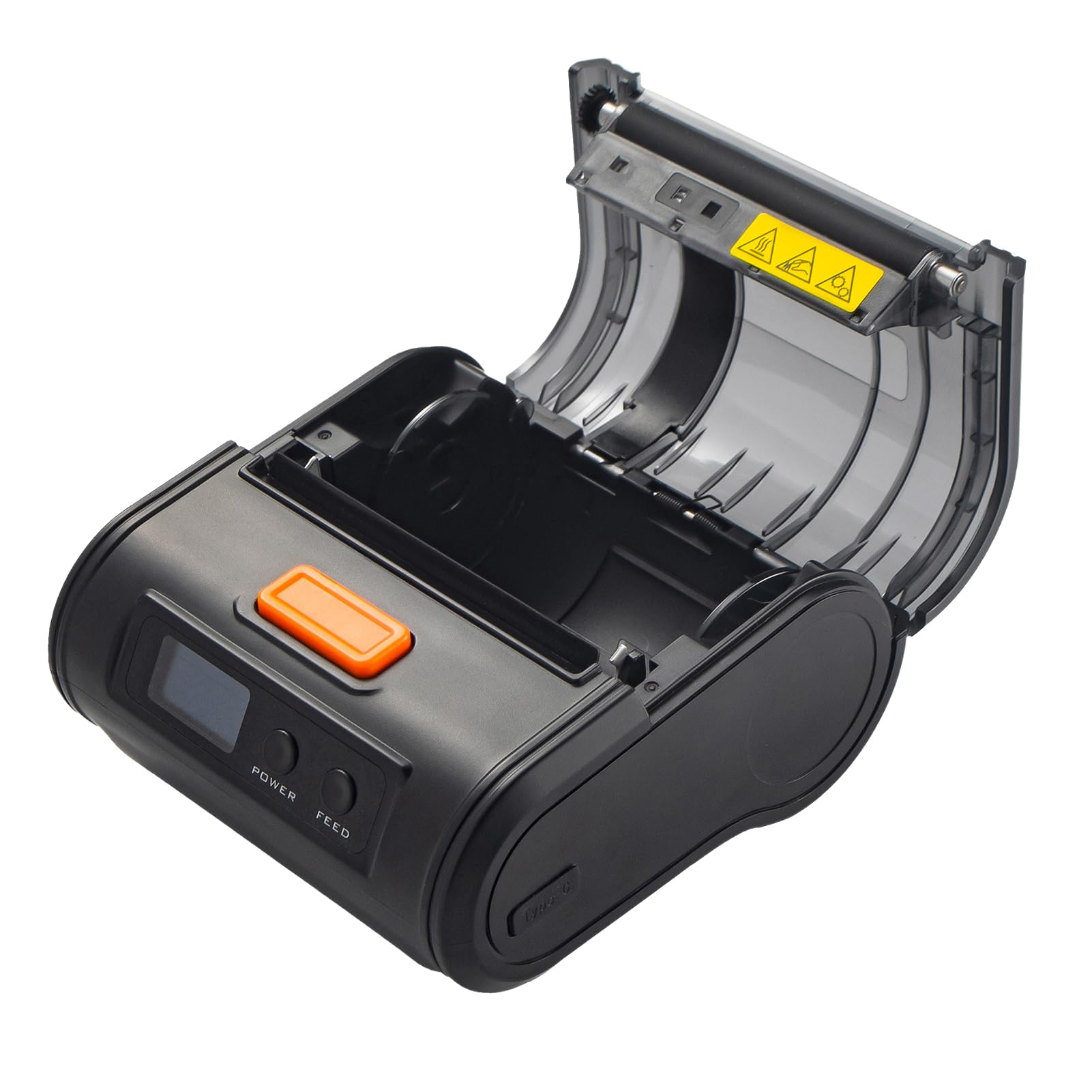 Stampante per Ricevute Portatile 80mm Mobile POS Stampante Termica Diretta con connettività Bluetooth USB Compatibile con Smartphone IOS Larghezza Carta Regolabile 3080mm