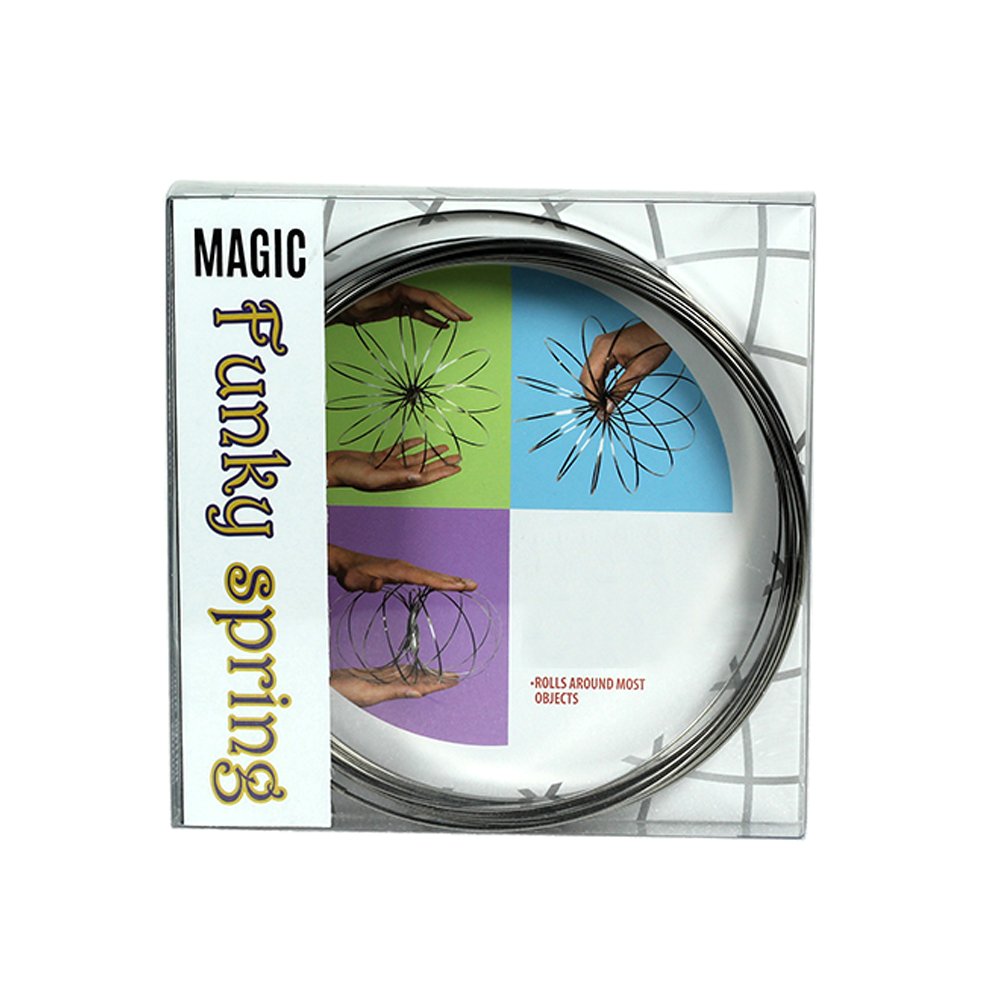 Ger Funky Magic Spring Magic Rings Magische Ringe Bewegen Sich Magisch Nach Oben Und Unten Amazon De Spielzeug