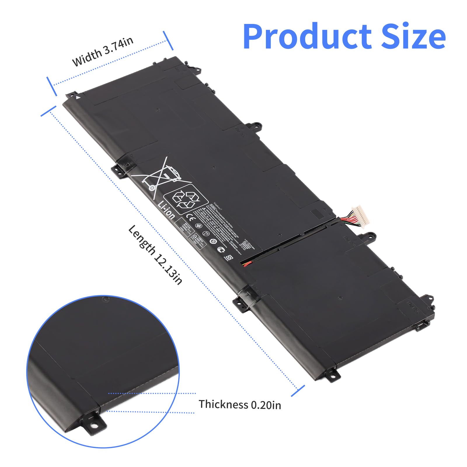 84,08Wh SU06XL Batteria per HP Spectre X360 15-DF 15T-DF | Sostituzione per HSTNN-DB8W L29048-271 L29184-005 SU06084XL; Spectre X360 15-DF0000 15-DF1000 15T-DF000 15T-DF100