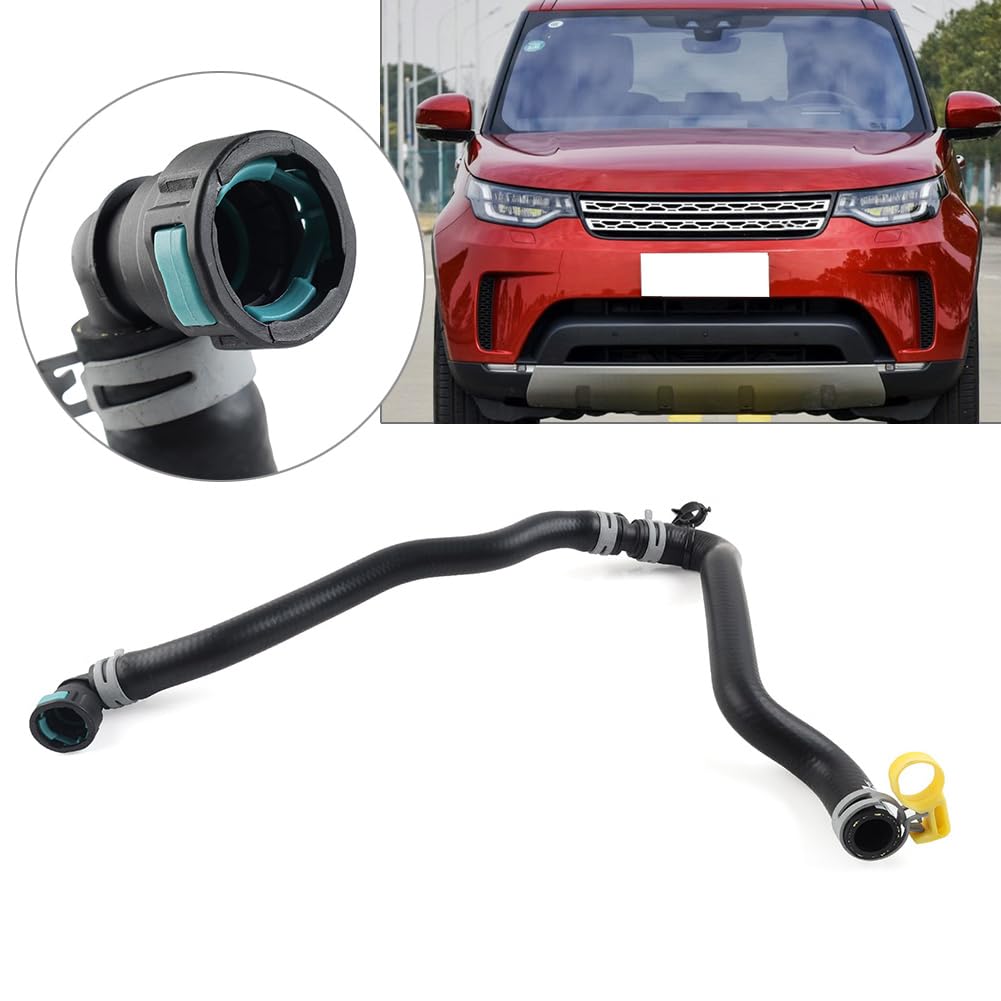 Bacar Gummi-Kühler-Wasserkühlmittelrohr-Heizungszulaufschlauch LR062460 LR036545 CPLA8N074BA FPLA8N074AB Schwarz Für Sport Velar Für LR4 Discovery 5 Auto