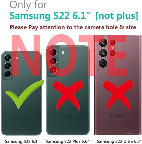 Miniatura 6 de Diseñada para Samsung Galaxy S22, con purpurina brillante para mujeres y niñas, bonita funda protectora de goma delgada para Galaxy S22 5G de 6.1