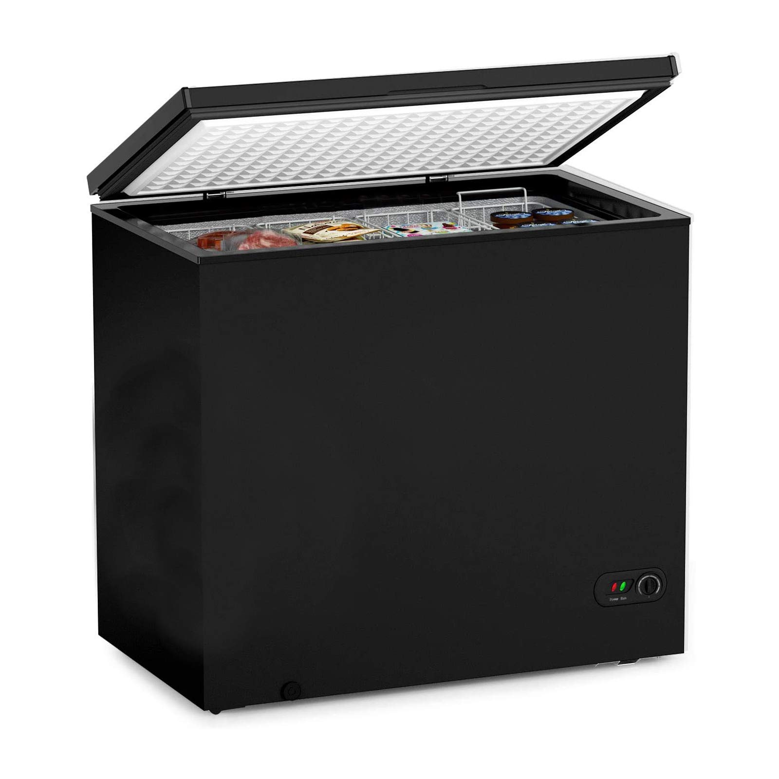 Buy Electactic Chest Freezer 7.0 Cubic Feet Compact Freezer Black Freezer Chest with Removable