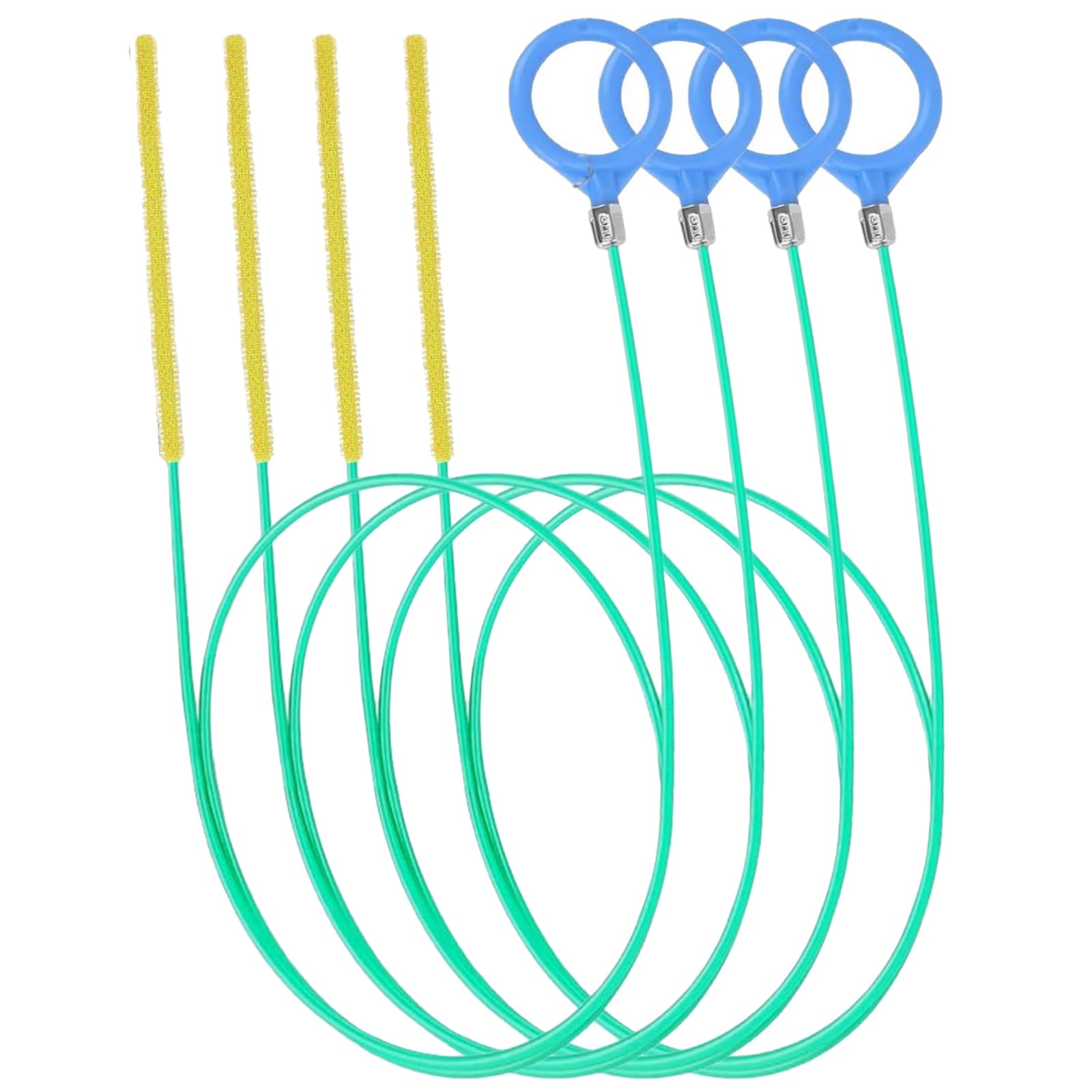 ZBIianxer 4Pieces Flexible Drain Spirals Kits Pipe Cleaner Tool for Hair Clog Removal in Bathroom Kitchen Efficient Tool Drain Cleaner