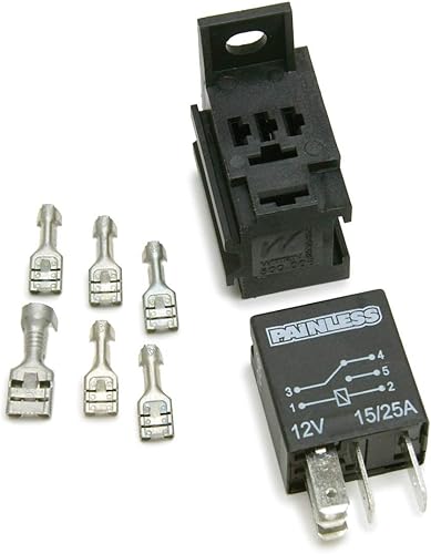Painless Performance 80136 Micro Relé con Base y Terminales