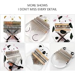 Mini Doigt Kalimba Pouce Piano 17 Touches Mignon Acrylique Kalimba Pouce Piano Mini Doigt Transparent Piano Clavier… - Les Beatles, Paul McCartney, John Lennon, RIngo Starr, George Harrison Mini Doigt Kalimba Pouce Piano 17 Touches Mignon Acrylique Kalimba Pouce Piano Mini Doigt Transparent Piano Clavier… – Image 6