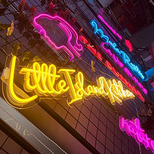 Selicor Personalized Neon Sign Custom Neon Sign Led Neon Signs Light For Bedroom Wedding Birthday Party Home Décor Christmas Gifts Custom Neon Sign Bar Store Logo Neon Sign(1 Line Text 25" Long) #TOP1