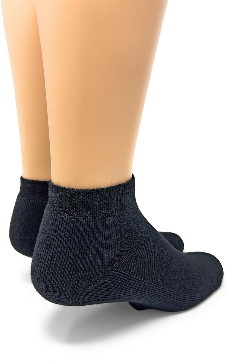 WARRIOR ALPACA SOCKS - Unisex Sport Mini Crew, Alpaca Wool Socks - Anklet with Terry lined Cushion Footbed - Image 4