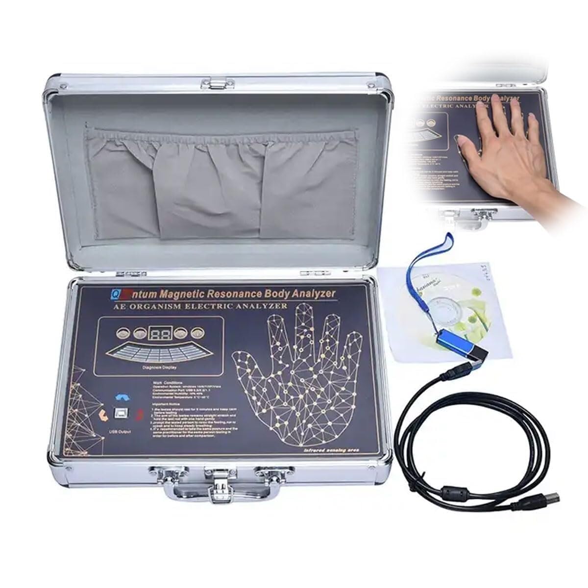 Rilevatore di Corpo Sanitario a risonanza Magnetica, Scanner dinamico di Stato di analisi 3D, Strumento diagnostico multilingue for Tutto Il Corpo, accurato e rapido