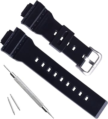 Waterproof Natural Resin Replacement Watch Strap for Womens Casio G-Shock GMA-S110 GMA-S120 GMA-S130