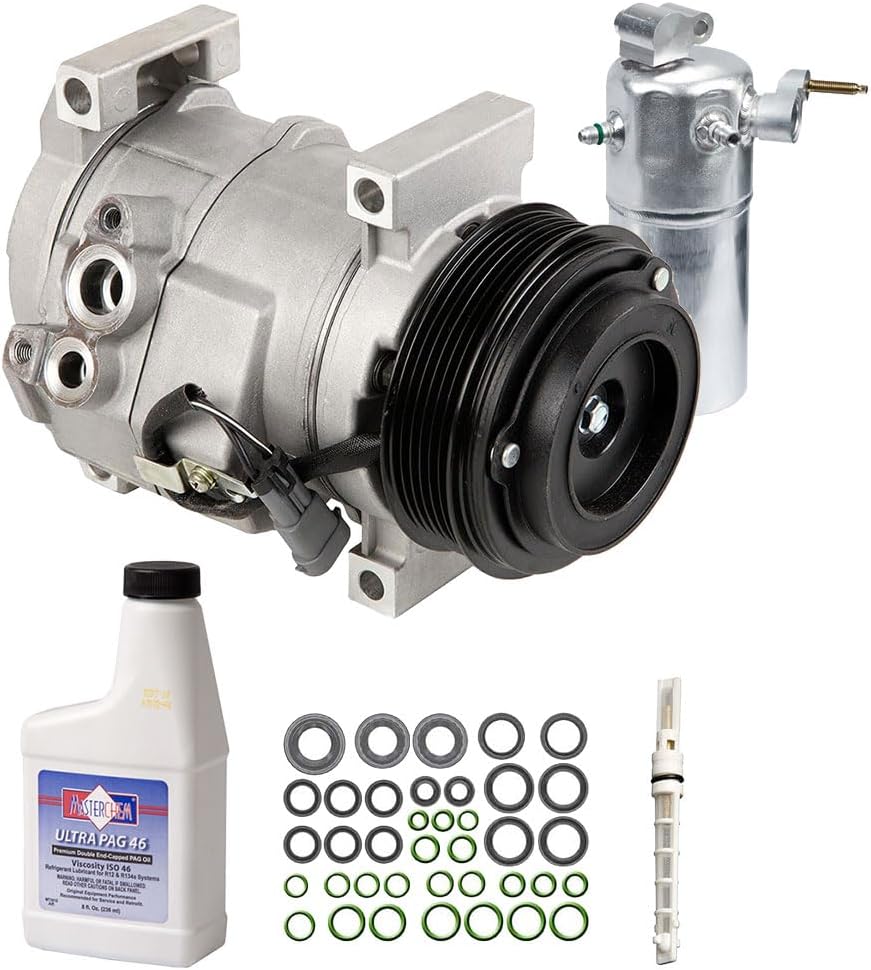 For Chevy Express 1500 2500 GMC Savana 1500 AC Compressor w/A/C Repair Kit - BuyAutoParts 60-81928RK New