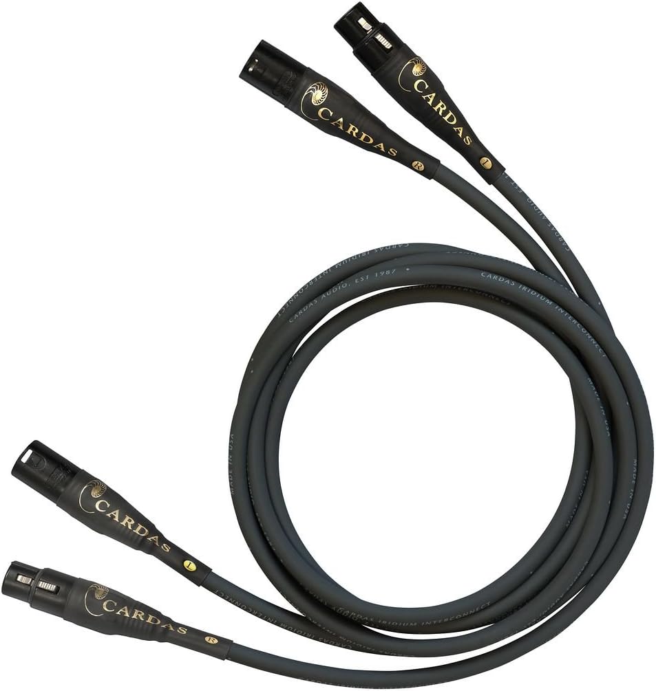 CARDAS Audio Iridium INTERCONNECT Cables - Pair - 1.0M - XLR