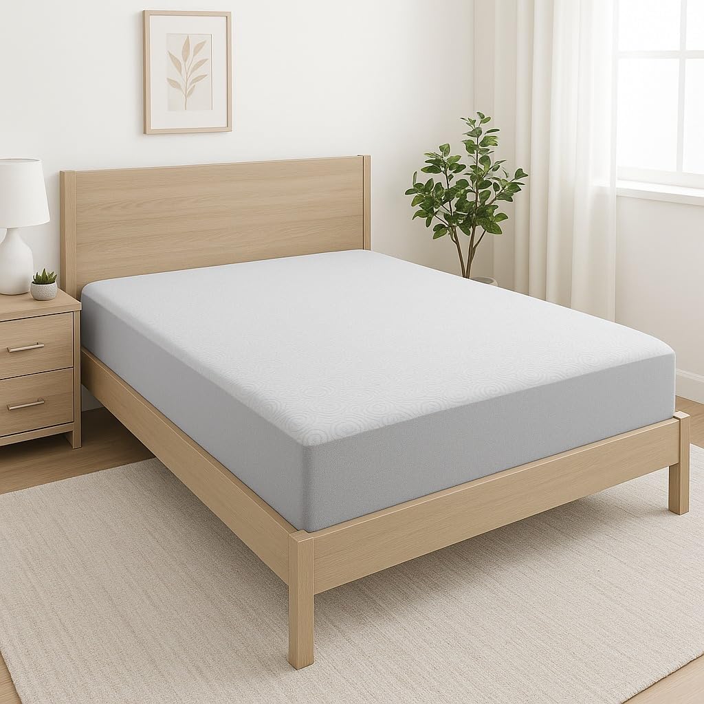Corredocasa Coprimaterasso Spugna di Puro Cotone 100% Anallergico e Traspirante con Angoli per Un Letto Igienico- Fresco d’Estate e Caldo d’Inverno -Alta qualità Italiana (Singolo)