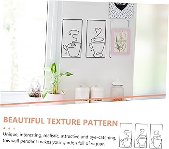 Amazon.co.jp: ULTECHNOVO 3個 錬鉄の壁掛け コーヒーカップの