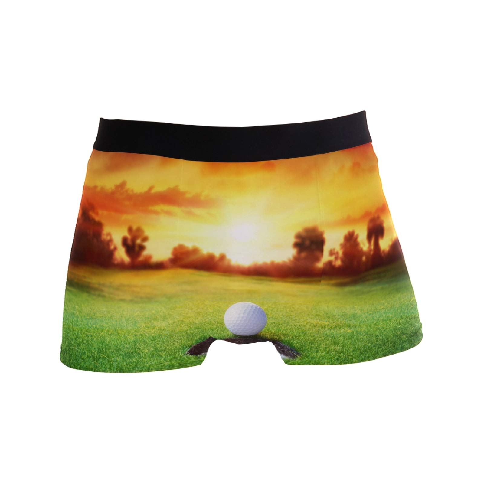 Linomo Men's Boxer Briefs Golf Sport Ball Boxers Shorts Underwear Underpants