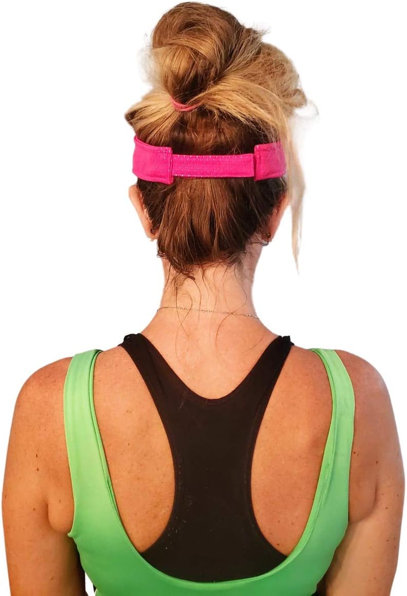Tennis Visor for Women – Adjustable Lightweight Structured Sun Visor for Tennis – Moisture Wicking – Hit Happy