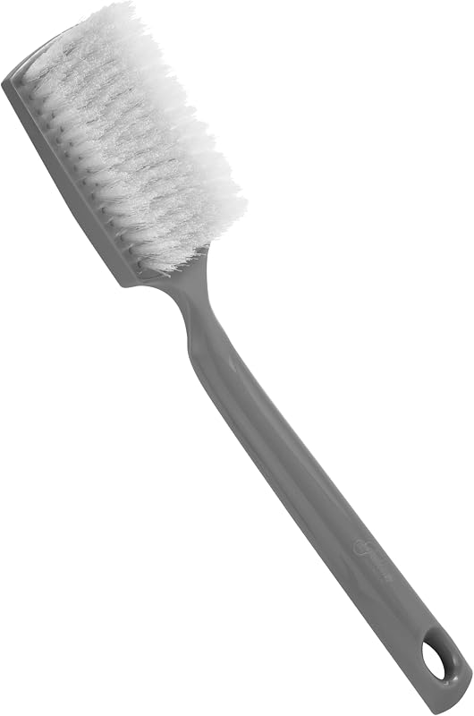 Escova para banho Fuller Brush com cabo longo de 33,02 cm, Dove Gray