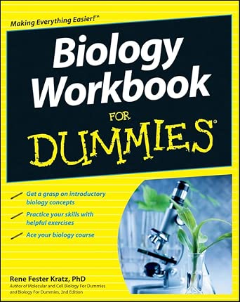 Biology Workbook For Dummies book cover