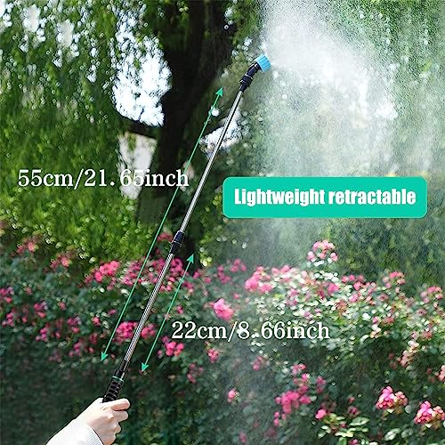 Electric Plant Sprayer 1.35Gallon/5L, Electric Garden Sprayer With Usb Rechargeable Handle, Weed Sprayer With 3 Mist Nozzles, Telescopic Wand, And Shoulder Strap For Lawn And Garden (Green) #TOP3
